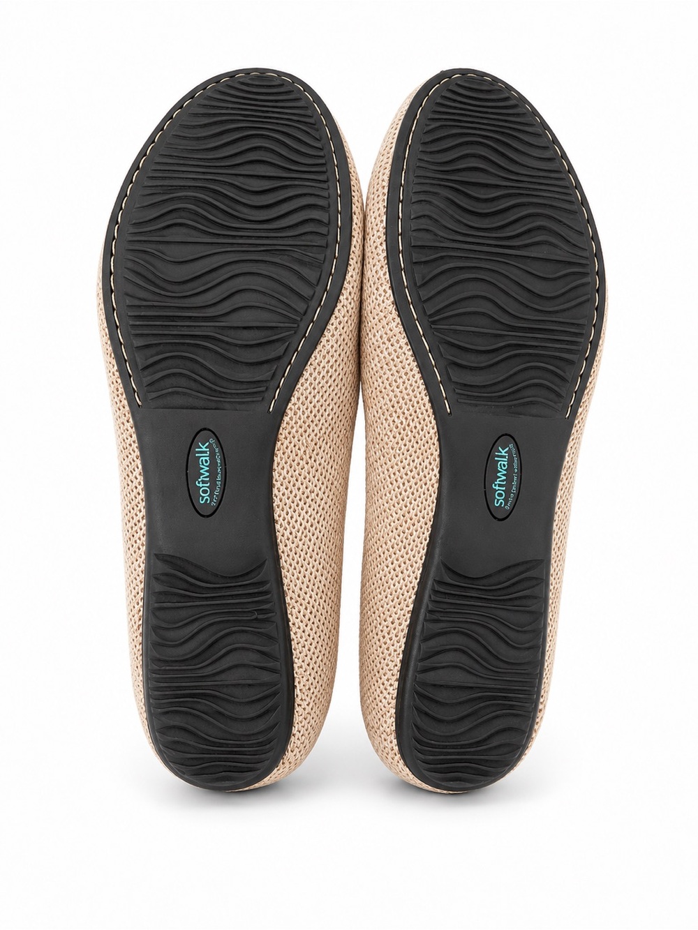 SoftWalk Women’s Wide Width‎ Ballet Flats Beige Comfort Slip-On Shoes Size 8WW - Picture 6 of 6